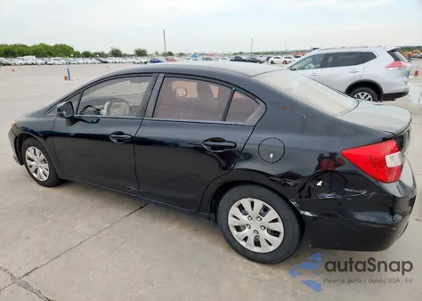 2012 Honda Civic Lx from USA, damaged, VIN 2HGFB2F50CH554112